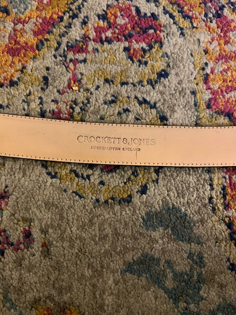 Crockett & Jones Leather Belt - black - Picture 3 of 4